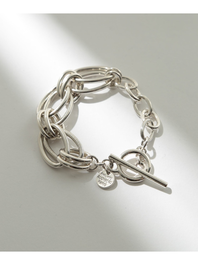 【SALE／10%OFF】PHILIPPE AUDIBERT PHILIPPE AUDIBERT/交ぜ合わせるチェーン店うつり変わり腕輪 bracelet Rony laiton BRS5050 セットアップ七つ 付属品・ウオッチ ブレスレット・バングル 黒いこと【RBA_E】【貨物輸送無料】