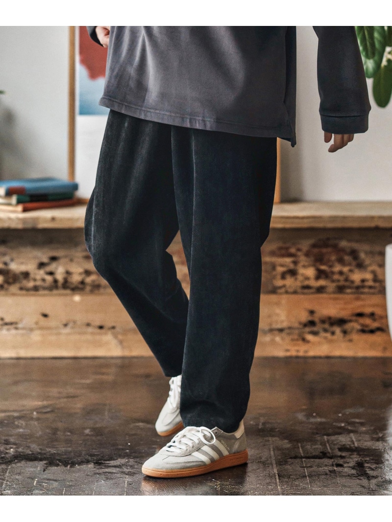 CAMBIO mp13959- Brushed Jacquard Balloon Pants バルーンパンツ カンビオ パンツ その他のパンツ グレー ブラック【送料無料】