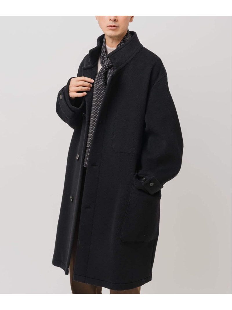 【SALE／30%OFF】EDIFICE E. トリプルパイル ローブ コート エディフィス ジャケット・アウター ブルゾン・ジャンパー グリーン ブラック ブラウン【RBA_E】【送料無料】