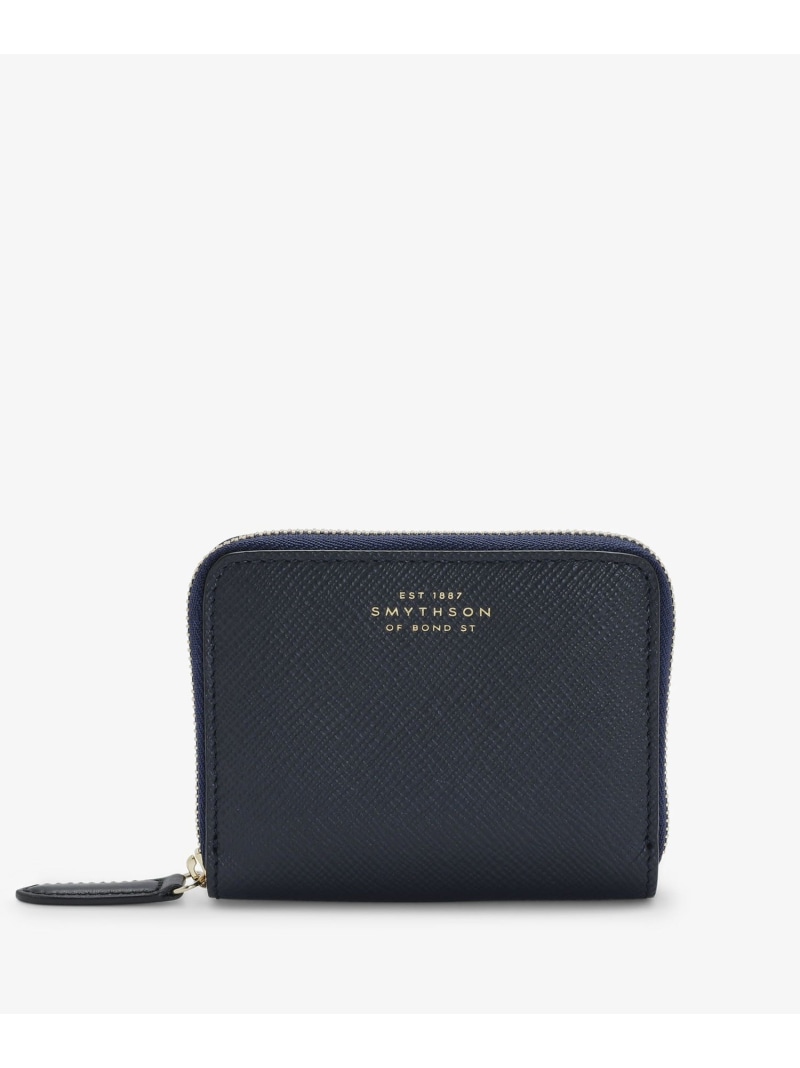 SMYTHSON ブラック ケース ジップカレンシーケース PANAMA MULTIーZIP CASE
