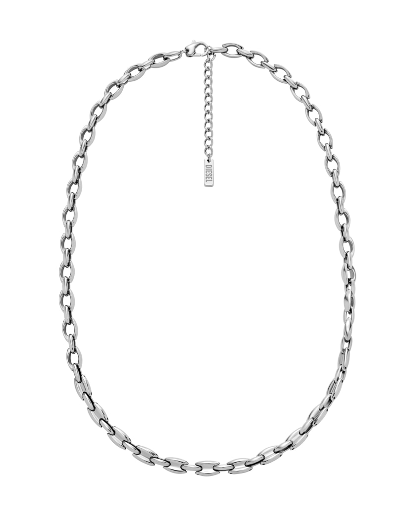 DIESEL ディーゼル アクセサリー メンズ ネックレス シルバー DX1582040 ウォッチステーションインターナショナル アクセサリー・腕時計 ネックレス シルバー【送料無料】| Fashion Men