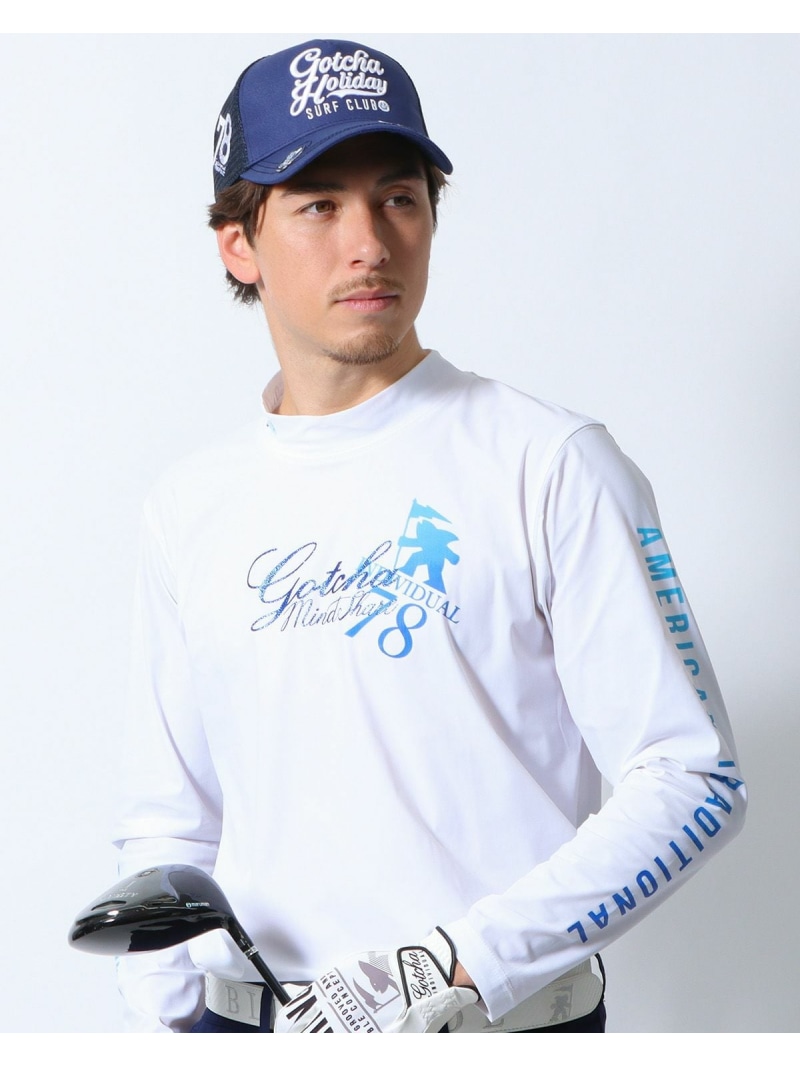 GOTCHA GOLF GOTCHA GOLF (ガッチャゴルフ) UVカット 接触冷感 サーフ グラデーション アンダー ガッチャ トップス その他のトップス ホワイト ブルー ブラック【送料無料】