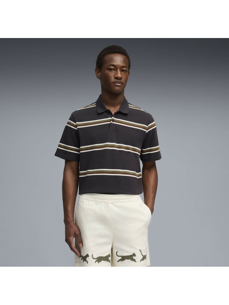 PUMA メンズ ゴルフ PUMA x GUMTREE GOLF \u0026 NATURE CLUB 半袖 スポーツシャツ PUMA X GGNC Polo ピューマ トップス スポーツシャツ【貨物輸送無料】