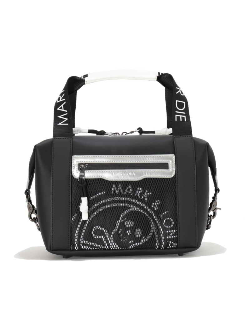 MARK \u0026 LONA Icon Skull Mesh Cooler Cart Bag マークアンドロナ 御徒面子 トートバッグ ベージュ 黒いこと【貨物輸送無料】