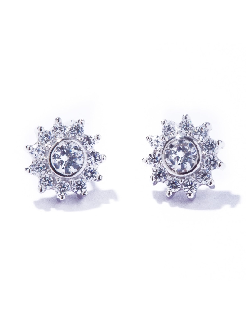 les bon bon les bon bon/princess flower pierce BOB600 セットアップセブン アクセサリー・腕時計 ピアス ブラック【送料無料】｜ Fashion Men