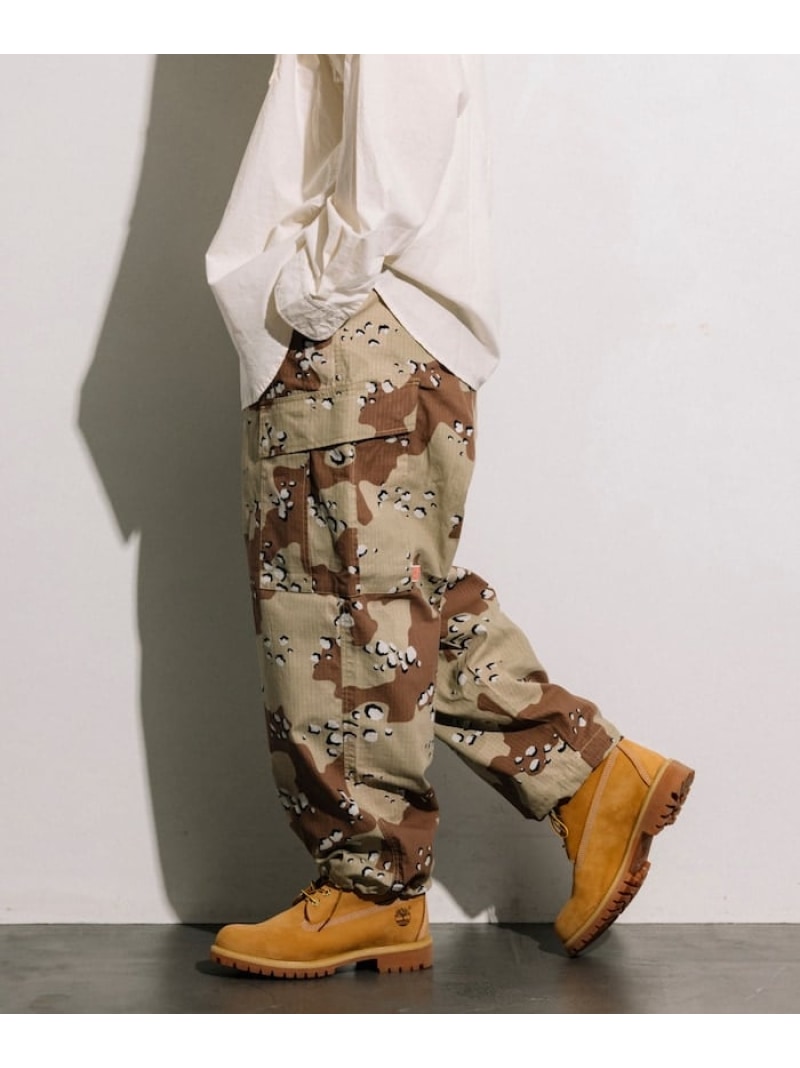 SALE／20%OFF】HINSON 別注 6PKTカーゴパンツ CAMO/ツリーカモ 24AW