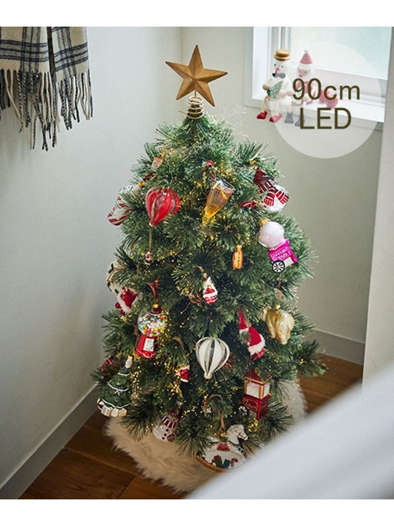 楽天市場】【SALE／30%OFF】《LEDライト付き》クリスマスツリー 90cm
