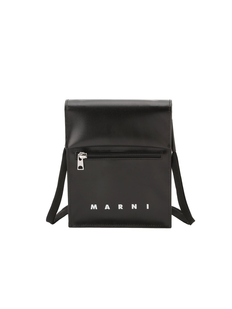 MARNI トライベッカ ストラップポーチ マルニ バッグ ショルダーバッグ ブラック【送料無料】｜ Fashion Men