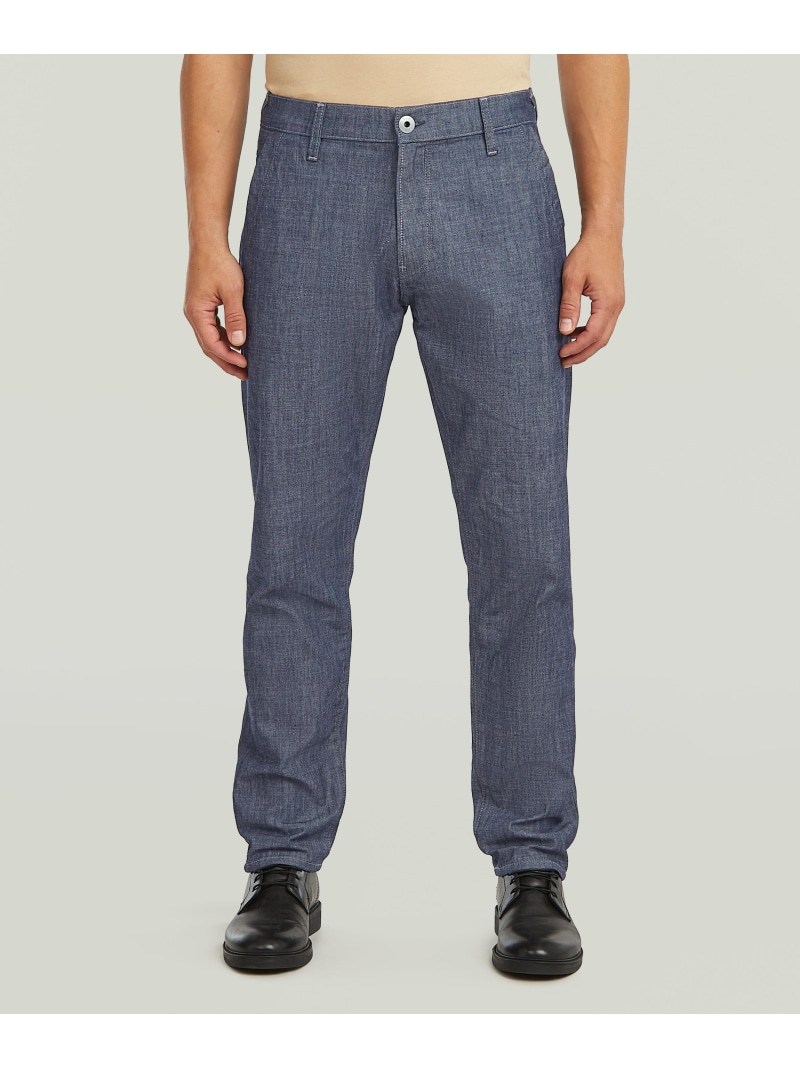 G-Star RAW 【公式ショップ】Morry Tapered Denim Chino/チノディテールテーパードジーンズ ジースターロゥ パンツ ジーンズ・デニムパンツ ブルー【送料無料】| Fashion Men