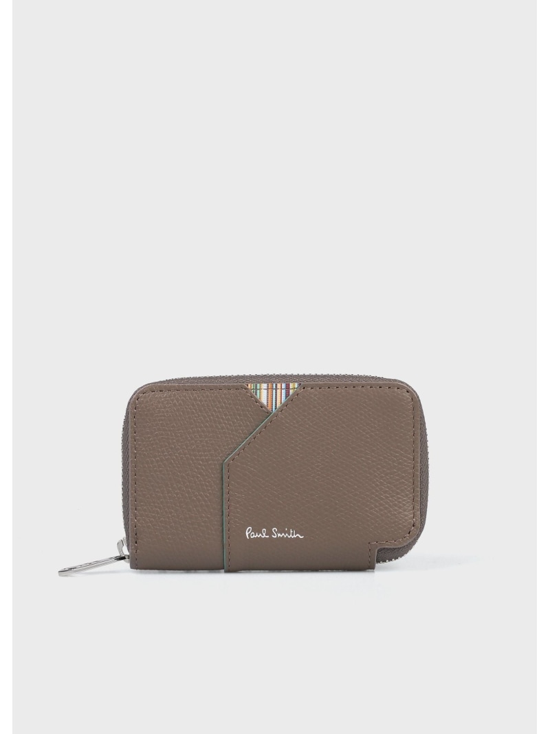 Paul Smith グレインレザー スマートキーケース ポール・スミス 財布・ポーチ・ケース 財布 ベージュ ブラック【送料無料】