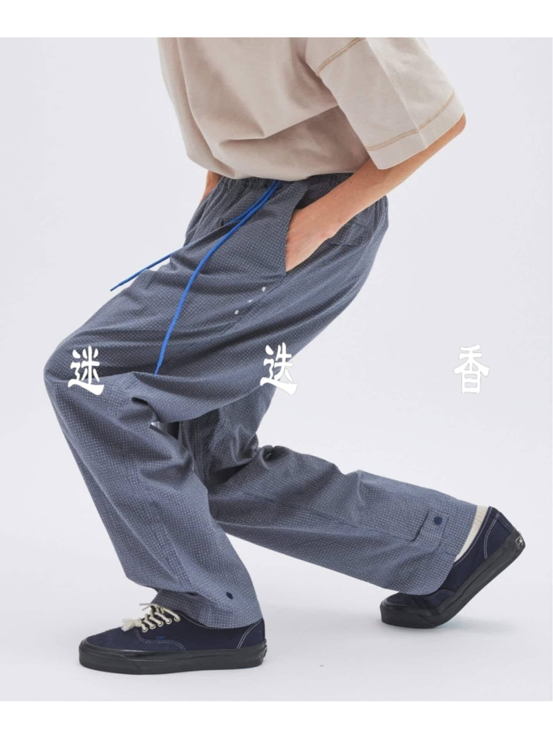 JOURNAL STANDARD 迷迭香 / マンネンロウ 別注 ハー限りない 照合のしるし トラウザーズ 逐次刊行物 判定基準 ズボン下 スラックス・御召しものズボン下 黒いこと 青み【貨物輸送無料】