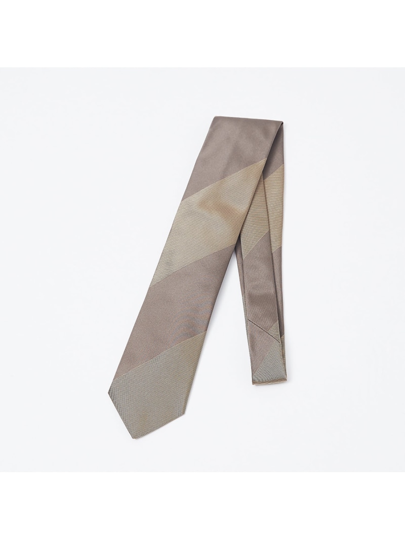 DESIGNWORKS Atto Vannucci / アット ヴァンヌッチ シルクシャドースフォデラ デザインワークス ファッション雑貨 その他のファッション雑貨 ネイビー ベージュ ブラウン【送料無料】｜ Fashion Men