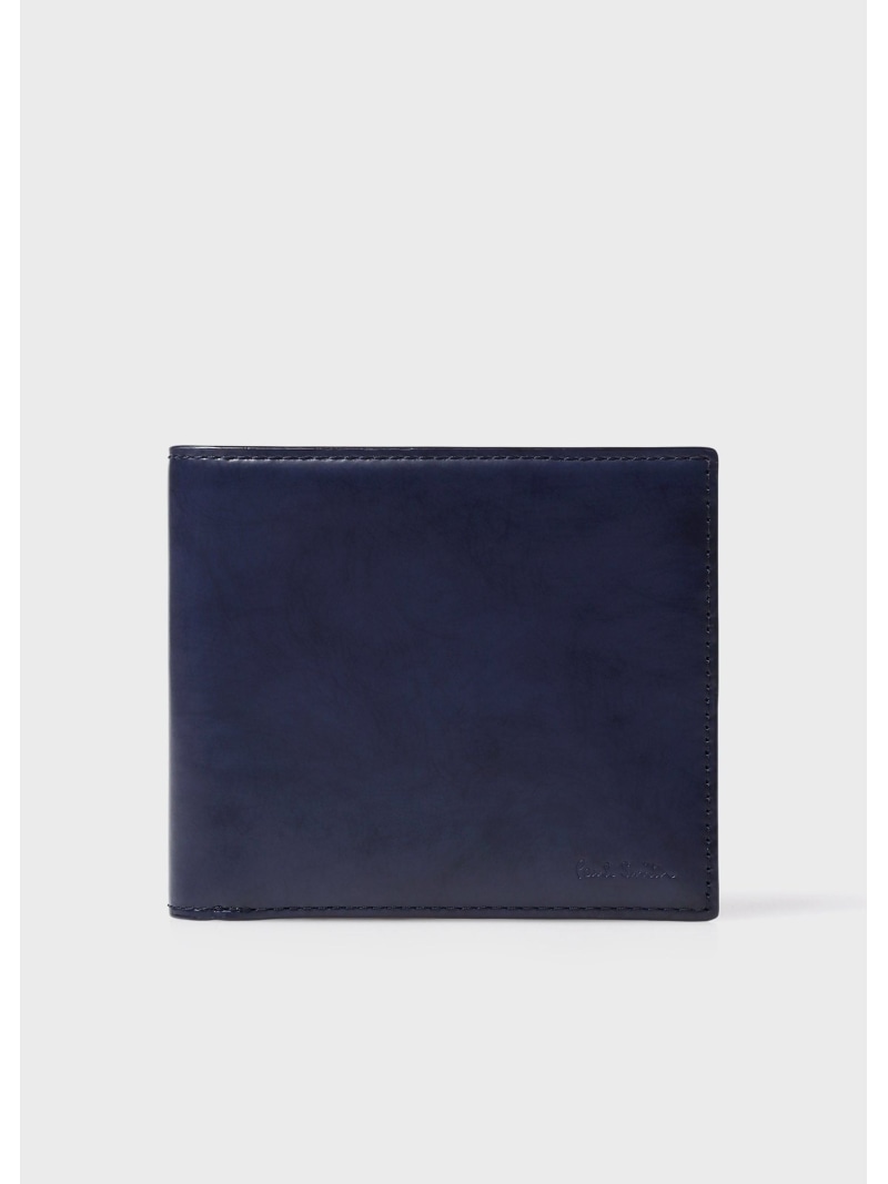 Paul Smith ブラシペインテッド 2つ折り財布 ポール・スミス 財布・ポーチ・ケース 財布 レッド ネイビー ブラウン【送料無料】