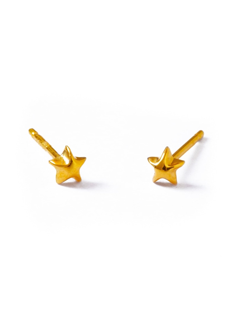 les bon bon les bon bon/K18 petit etoile pierce BOB570 セットアップ七つ 付属品・ウオッチ ピアス ゴールド【貨物輸送無料】