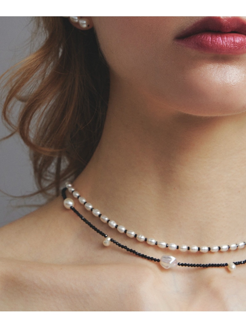 les bon bon les bon bon/ancient pearl choker BOB577 セットアップ七つ 付属物・ウオッチ チョー鉄道車両 黒いこと【貨物輸送無料】