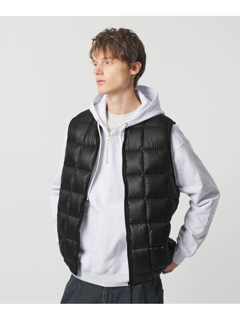 【SALE／40%OFF】California General Store ＜CGS.＞リサイクルナイロン アライド ダウンベスト ユナイテッドアローズ アウトレット ジャケット・アウター ダウンジャケット・ダウンベスト ブラウン ブラック【RBA_E】【送料無料】｜ Fashion Men