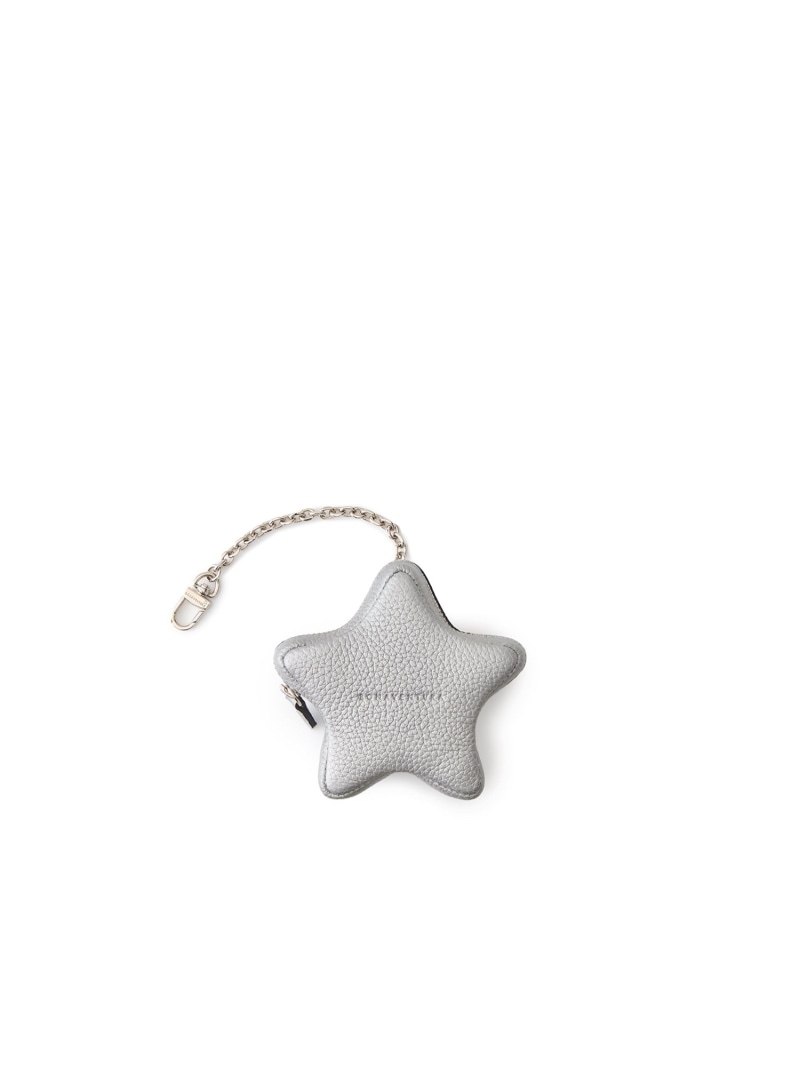 【SALE／30%OFF】BONAVENTURA ミニポーチ チェーン付き シュリンクレザー (スター) ボナベンチュラ 財布・ポーチ・ケース その他の財布・ポーチ・ケース シルバー【RBA_E】【送料無料】｜ Fashion Men