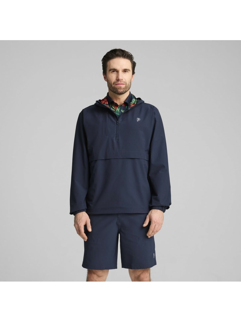 【SALE/30%OFF】PUMA メンズ ゴルフ PUMA x PTC アノラック PUMA X PTC Ripguard Anorak プーマ ジャケット・アウター その他のジャケット・アウター ネイビー【RBA_E】【送料無料】| Fashion Men