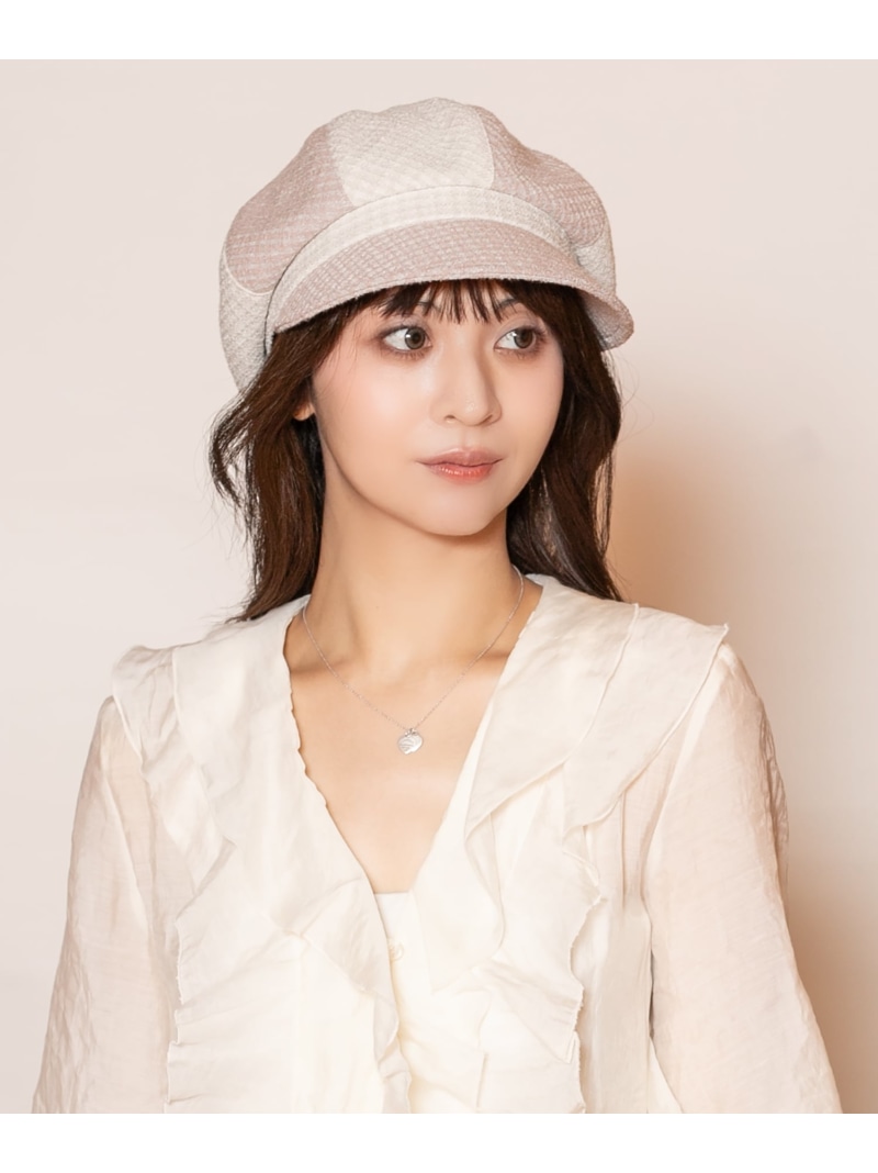 CA4LA REMI CASQUETTE カシラ 帽子 キャスケット ブラック ピンク【送料無料】