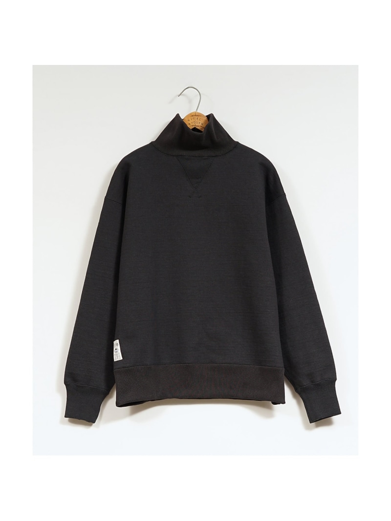 【SALE／30%OFF】Nigel Cabourn 【堅苦しさ】ナイジェル・ケーボン / MAN / ハイネックスウェットシャツ - ブ ナイジェル・ケーボン トップス スウェット・トレーナー 黒いこと【RBA_E】【貨物輸送無料】