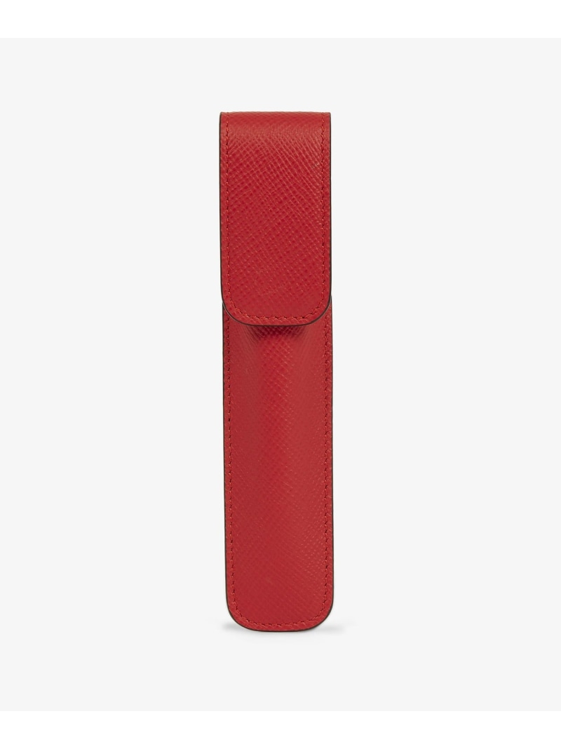 SMYTHSON Panama Pen Sleeve スマイソン 文房具 その他の文房具 レッド【送料無料】