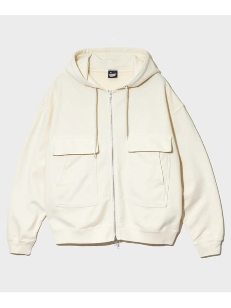 GSC MENS SELECT 【GSC別注】SCREEN STARS/スクリーンスターズ CHEMICAL WASH  ZIP PARKER (MENS) ゴースローキャラバン トップス スウェット・トレーナー 赤いこと 黒いこと【貨物輸送無料】