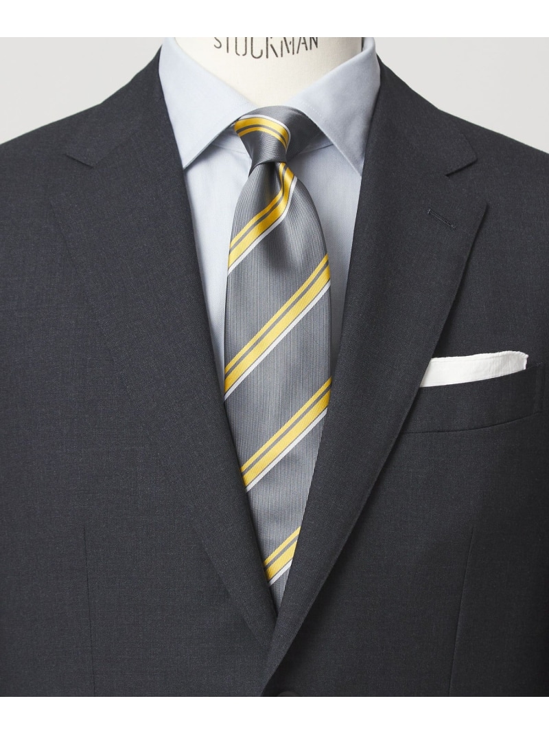 UNITED ARROWS green label relaxing GLR ポリエステル ウォッシャブル ストライプ3 ネクタイ ユナイテッドアローズ グリーンレーベルリラクシング スーツ・フォーマル ネクタイ・蝶ネクタイ グリーン ブラウン グレー【送料無料】