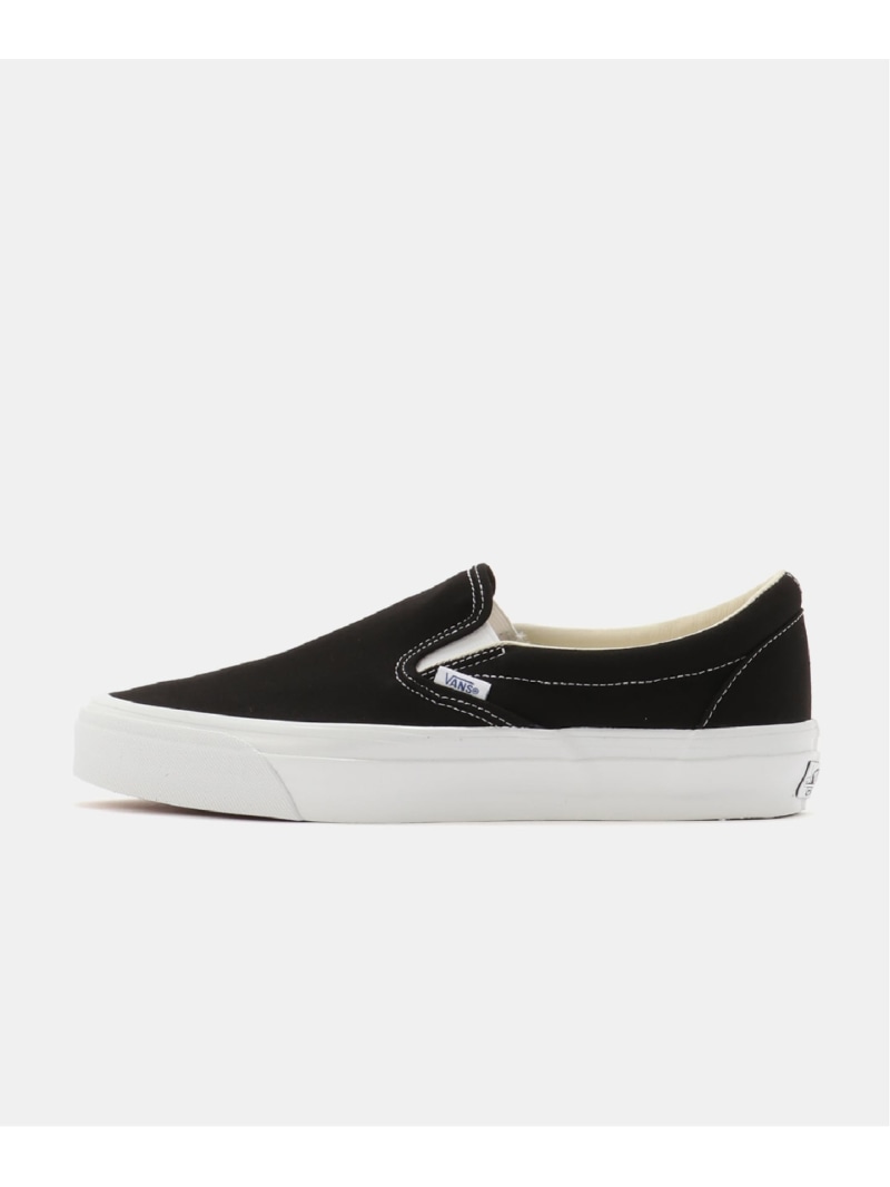HERRINGBONE VANS PREMIUM Slip-On Reissue 98 VN000CSEBA2 杉綾模様 シューズ・靴 スニーカー 黒いこと【貨物輸送無料】