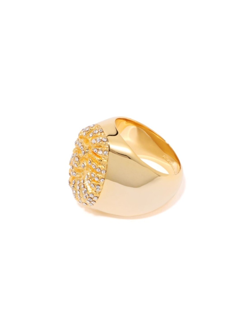 【SALE／30%OFF】A BATHING APE PIRATE STORE APE HEAD CRYSTAL STONE RING ア ベイシング エイプ パイレーツストア 佩び物・ウォッチ 輪っか・指環 しろがね色 ゴールド【RBA_E】【貨物輸送無料】