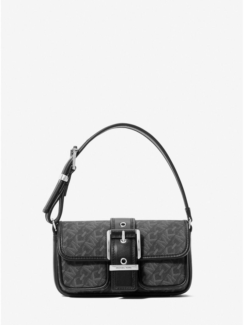 【SALE／70%OFF】MICHAEL KORS COLBY エンパイア シグネチャーロゴ ショルダー エクストラスモール マイケルコース マイケル・コース バッグ ショルダーバッグ ブラック【RBA_E】【送料無料】