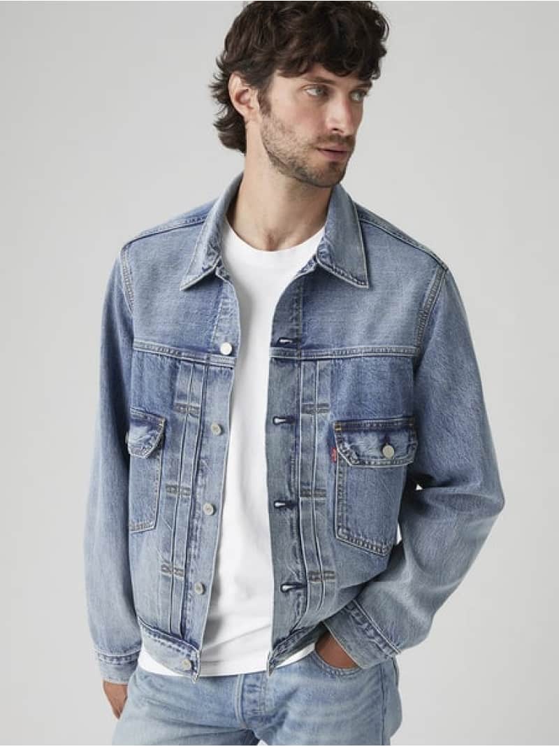 Levi\'s TYPEIIトラッカージャケット リーバイス ジャケット・アウター デニムジャケット ネイビー【送料無料】