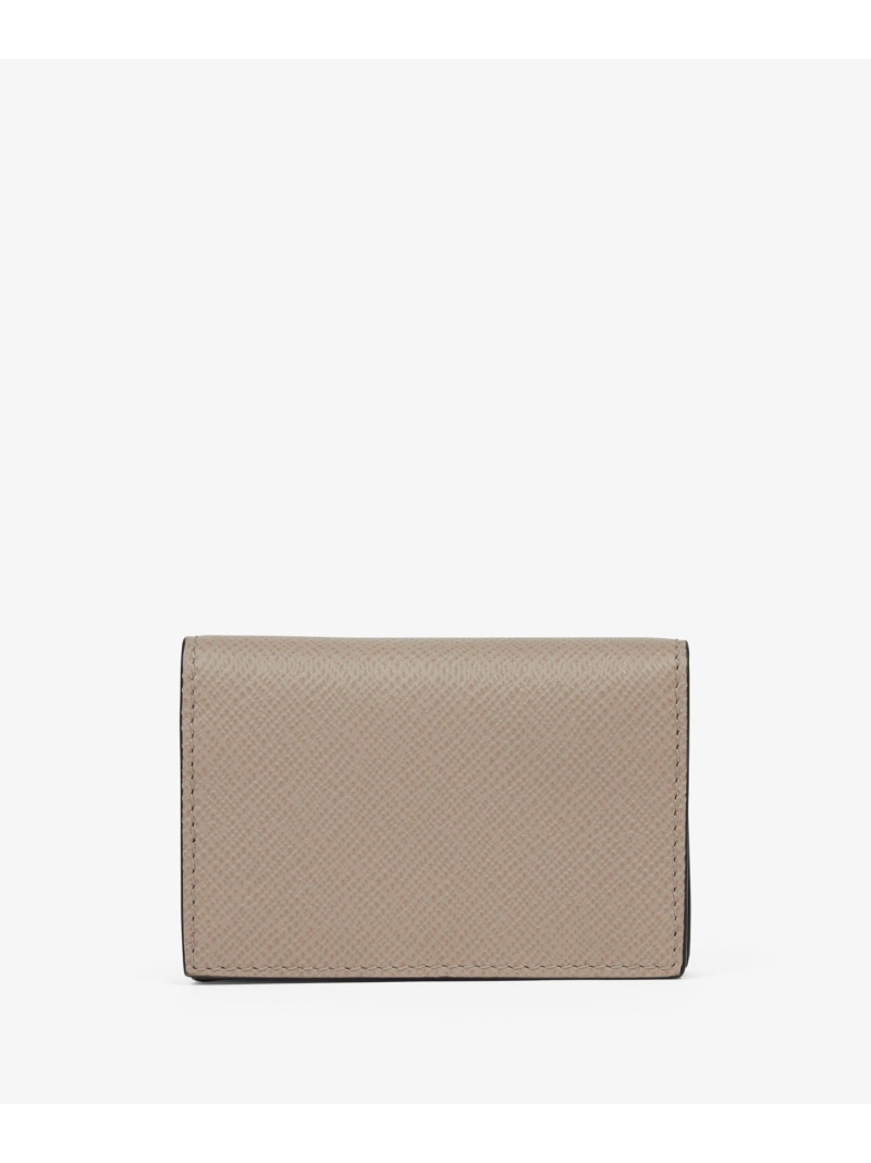SMYTHSON Panama Folded Card Case With Snap Closure スマイソン 財布・ポーチ・ケース 名刺入れ・カードケース ベージュ【送料無料】