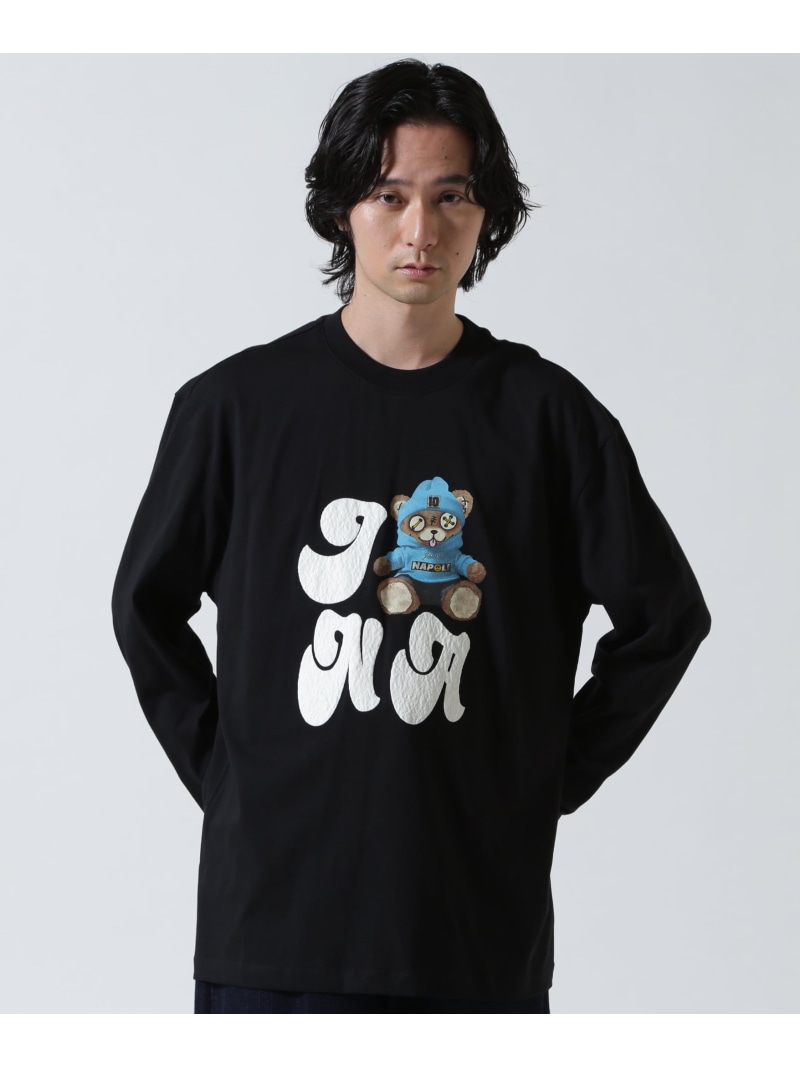 ROYAL FLASH Barrow/バロー/JAPAN LIMITED LONG TEE ロイヤルフラッシュ トップス カットソー・Tシャツ ホワイト ブラック【送料無料】
