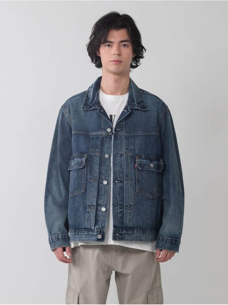 【LEVI'S】 リーバイス ハイブリッド ma-1 トラッカージャケット S 楽天市場】LEVI'S リーバイス PC9-77383-0000 MA-1 ハイブリッド