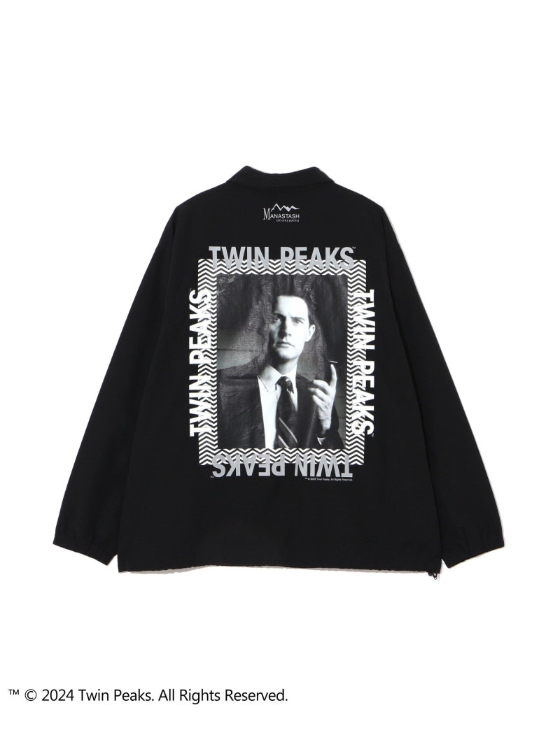 MANASTASH MANASTASH/マナスタッシュ/TWIN PEAKS COACHES JACKET マナスタッシュ ジャケット・アウター ブルゾン・ジャンパー ネイビー ブラック グリーン【送料無料】