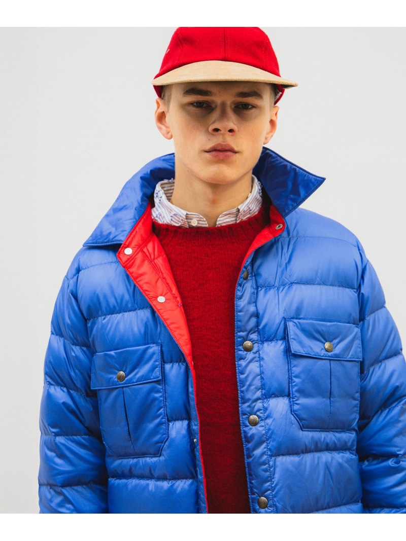 BEAMS PLUS 【別注】SIERRA DESIGNS / Down Shirt ビームス メン ジャケット・アウター ブルゾン・ジャンパー ブラック イエロー【送料無料】