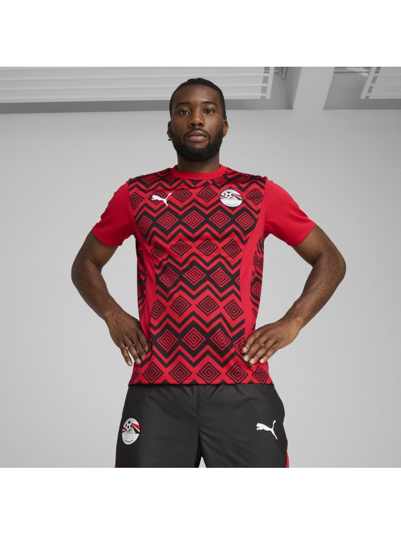 【SALE／30%OFF】PUMA メンズ サッカー エジプト プレマッチ 半袖 シャツ EFA Prematch SS Jersey プーマ スポーツ・アウトドア用品 その他のスポーツ・アウトドア用品 レッド【RBA_E】【送料無料】