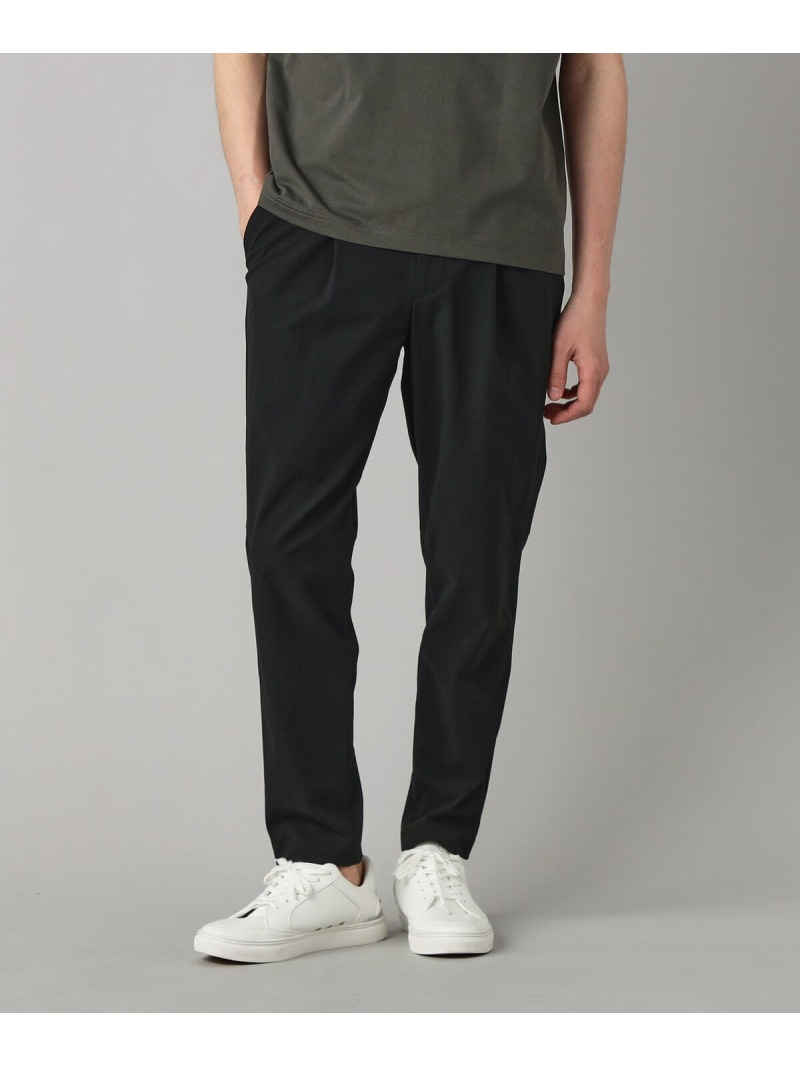 【SALE／20%OFF】COMME CA MEN 【撥水】ドビーワッフル タックパンツ コムサメン パンツ その他のパンツ ブラック グレー【RBA_E】【送料無料】｜ Fashion Men