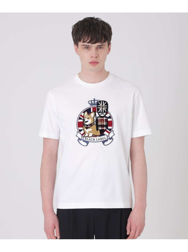 BLACK LABEL CRESTBRIDGE 【10th ANNIVERSARY】ブリティッシュエンブロイダリーTシャツ ブルーレーベル / ブラックレーベル・クレストブリッジ トップス その他のトップス ホワイト ブラック【送料無料】
