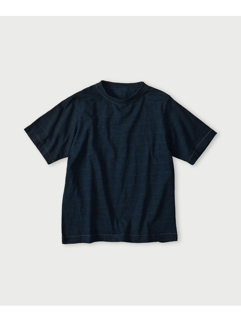 45R 天竺の908 45星Tシャツ(インディゴ 濃) フォーティファイブアール トップス カットソー・Tシャツ【送料無料】
