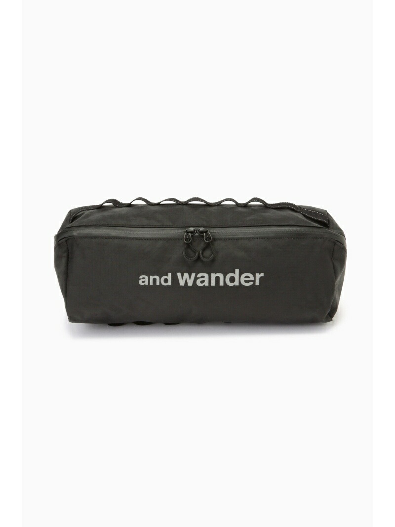 and wander ECOPAK expansion sack アンドワンダー バッグ その他のバッグ ブラック ホワイト【送料無料】｜ Fashion Men