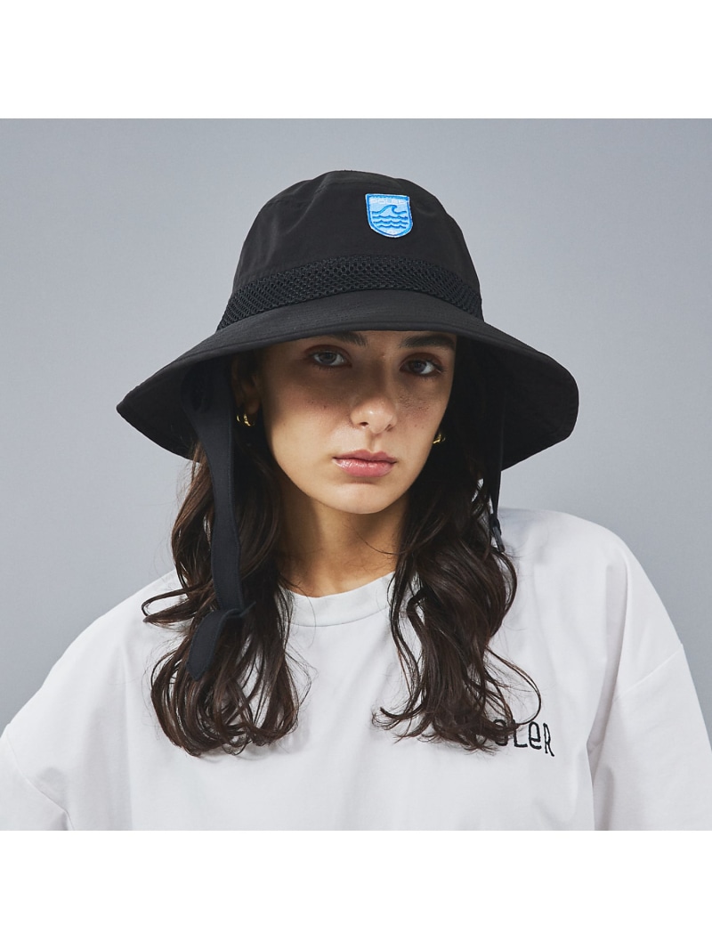 ABAHOUSE LASTWORD 【POLeR/ポーラー】2WAY SURF HAT アバハウス 帽子 ハット グレー ブラック【送料無料】