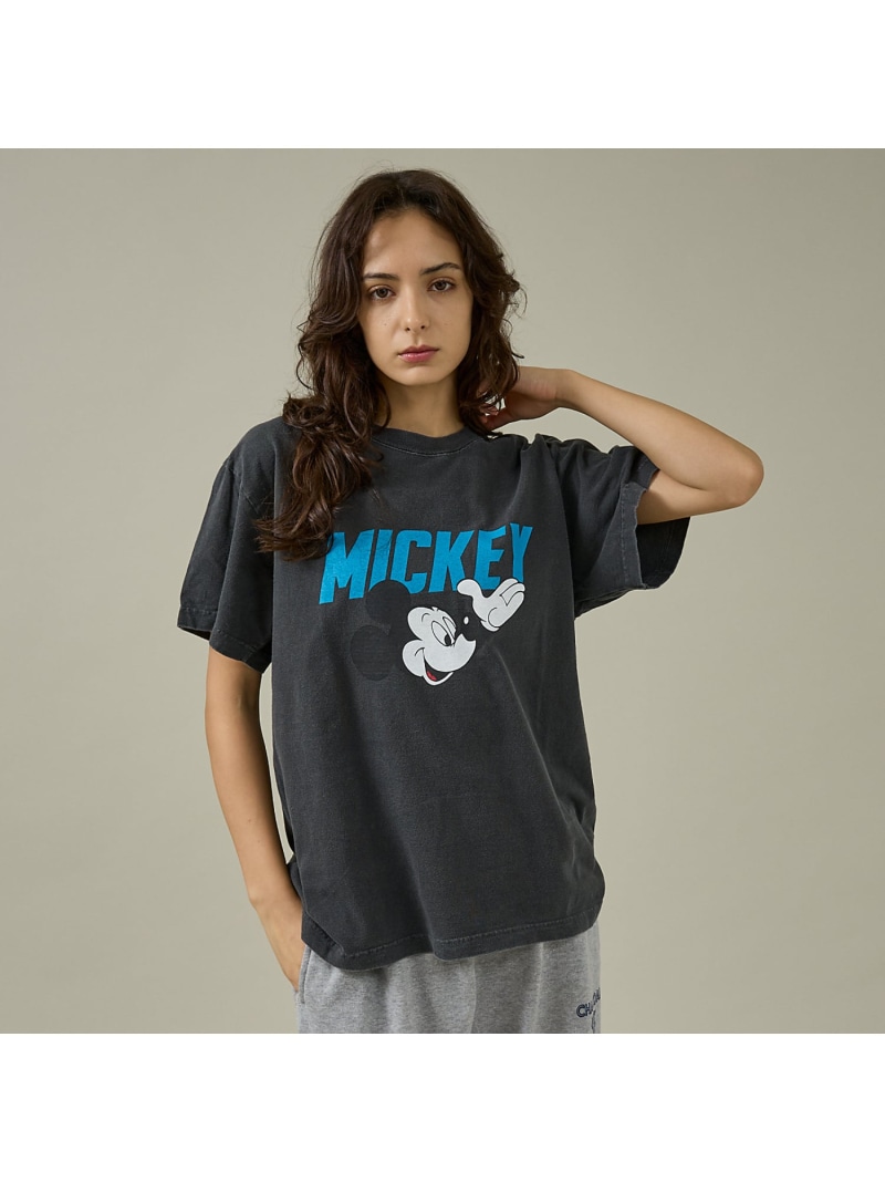 ABAHOUSE LASTWORD 【GOOD ROCK SPEED / グッドロックスピード】Disney/ Mi アバハウス トップス カットソー・Tシャツ ホワイト ピンク ブルー グレー ブラック【送料無料】