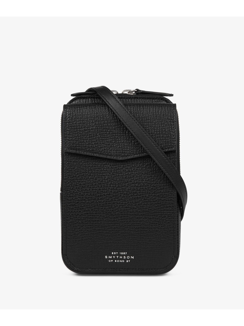 SMYTHSON Crossbody Pouch インチ Ludlow スマイソン 御徒面子 ボディバッグ・ウエストポーチ 黒いこと【貨物輸送無料】