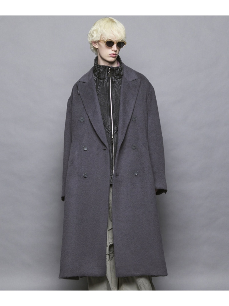 MAISON SPECIAL 【Italian Dead Stock Fabric】Prime-Over Chesterfield Coat メゾンスペシャル ジャケット・アウター チェスターコート グレー ブラウン ネイビー ピンク ブラック【送料無料】| Fashion Men