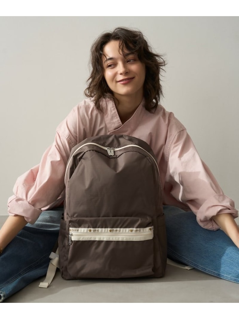 LeSportsac 別注 CLASSIC EVERYDAY BACKPACK/クラシック エブリデイ バックパック/A4サイズ フリークスストア バッグ リュック・バックパック ブラック ブラウン【送料無料】