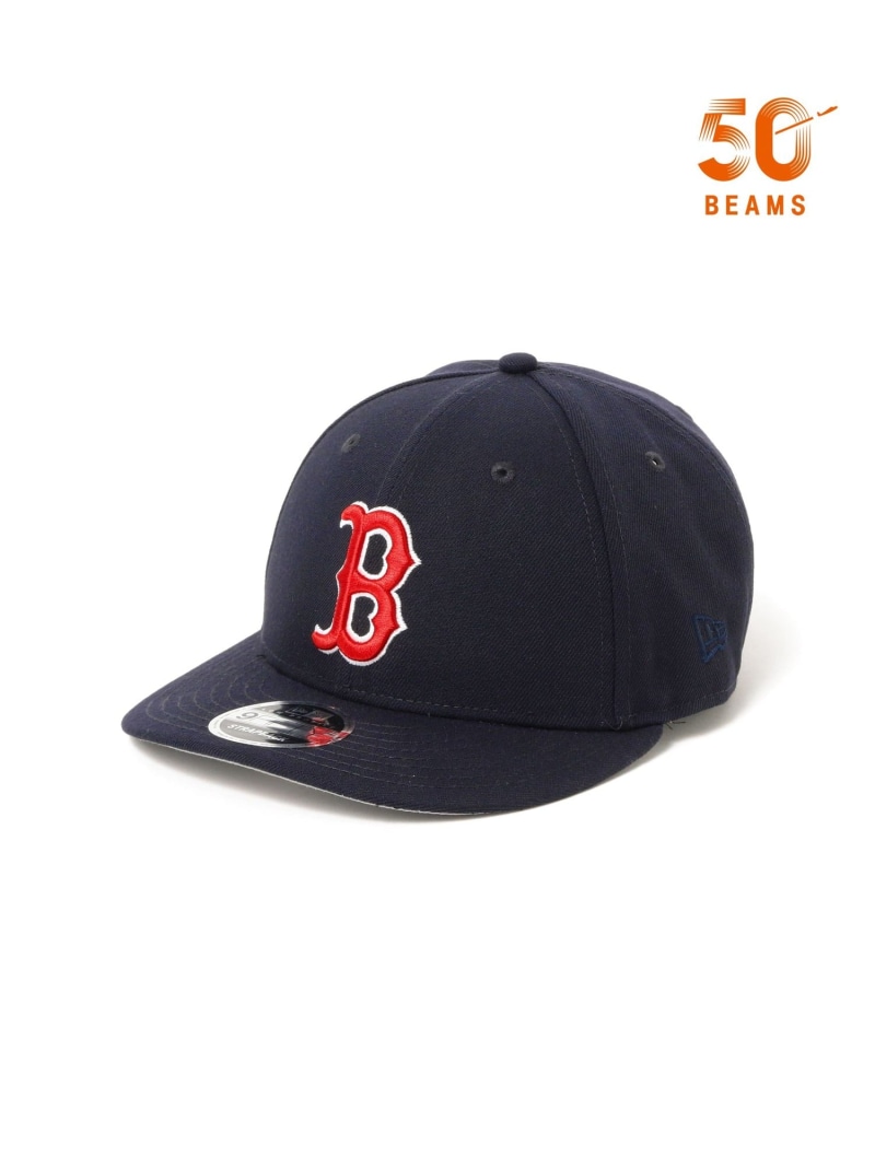 BEAMS 【別注】NEW ERA / 50th LP 9FIFTY MLB Cap ビームス メン 帽子 キャップ レッド ホワイト【送料無料】