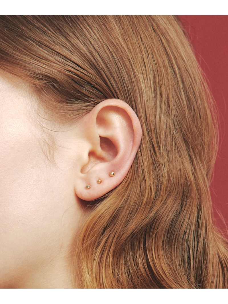 les bon bon les bon bon/K18 petit coeur pierce BOB571 セットアップ七つ 付属品・ウオッチ ピアス ゴールド【貨物輸送無料】
