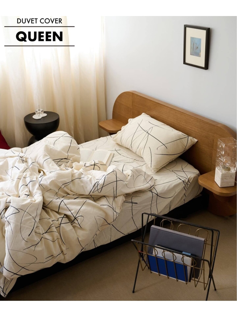 JOURNAL STANDARD FURNITURE WEATHER LINES DUVET COVER Q 掛け布団カバー クィーン ジャーナルスタンダードファニチャー インテリア・生活雑貨 その他のインテリア・生活雑貨【送料無料】｜ Fashion Men
