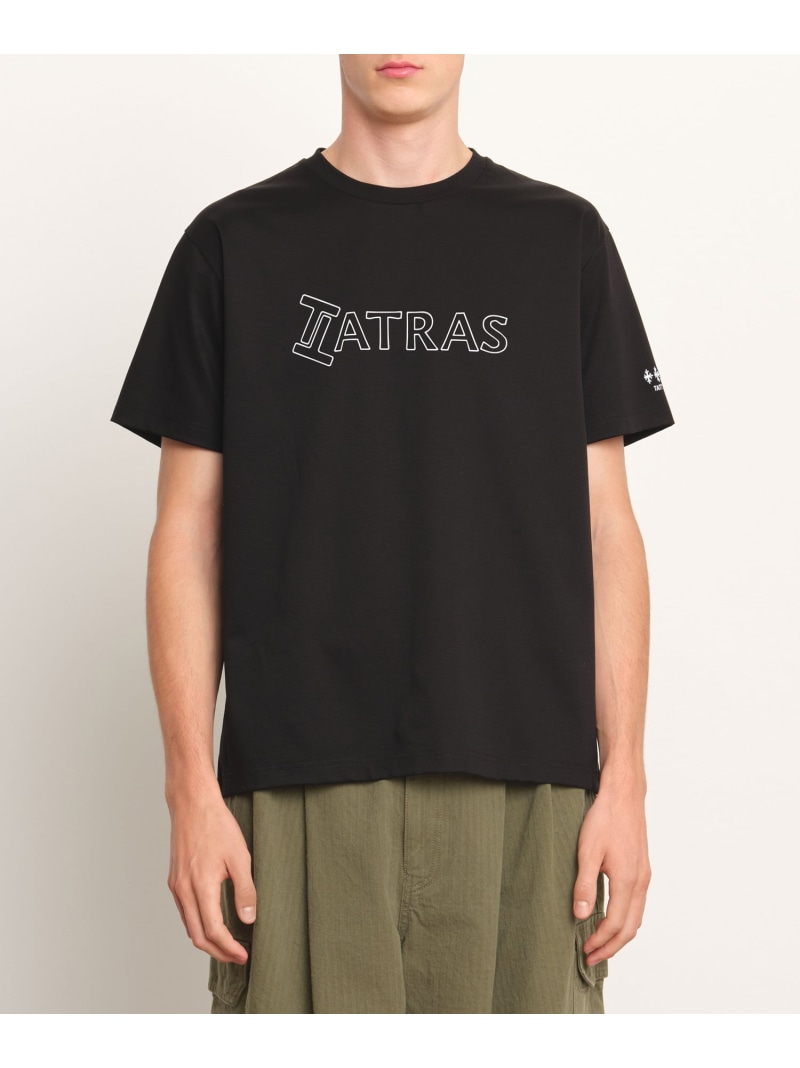 TATRAS 【TATRAS 直営店】BASILIO バシリオ / Tシャツ タトラスコンセプトストア トップス カットソー・Tシャツ ホワイト ブラック【送料無料】